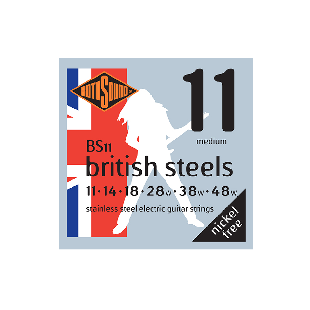 Rotosound British Steels Medium Electric Guitar Strings